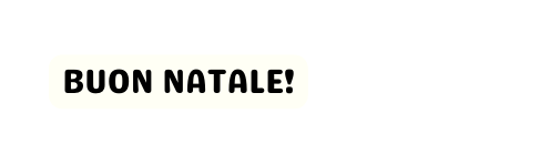 BUON NATALE